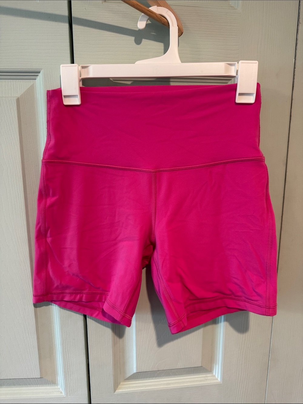 lululemon athletica Align Vibrant Pink High-Rise Bike Shorts